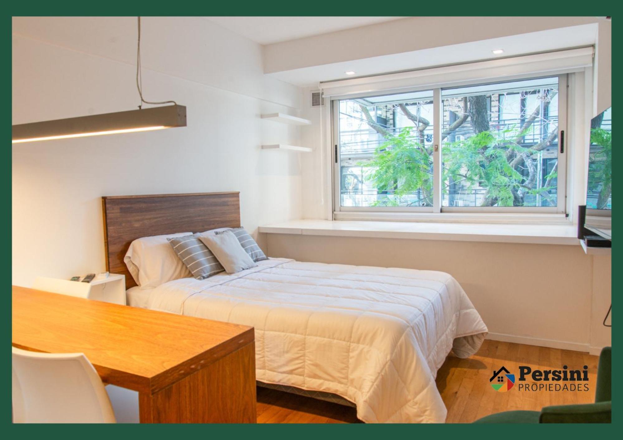 Apartamento Luminoso Monoambiente En Palermo - Piscina - Laundry - Hipodromo De Palermo