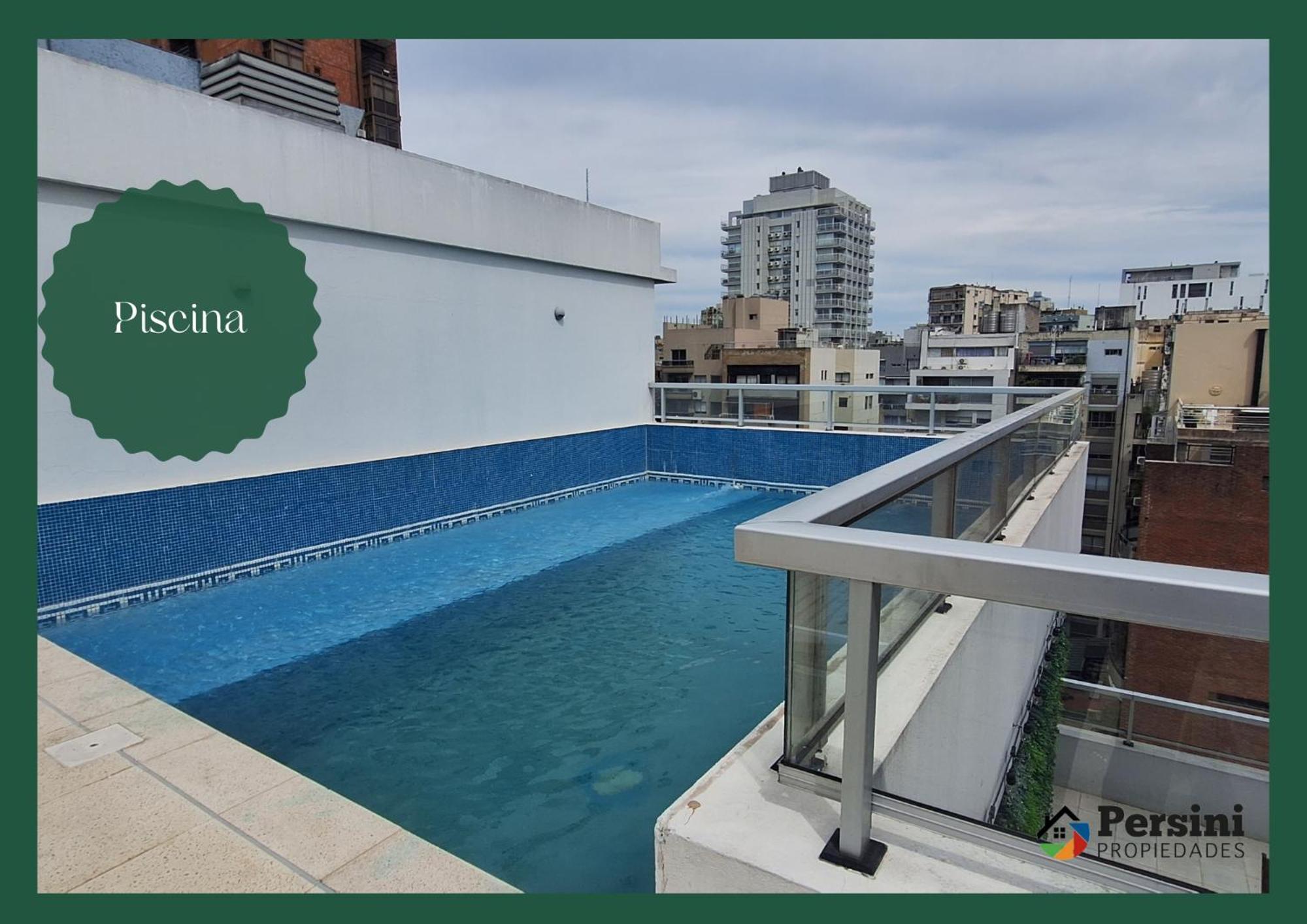 Apartamento Luminoso Monoambiente En Palermo - Piscina - Laundry - Hipodromo De Palermo *